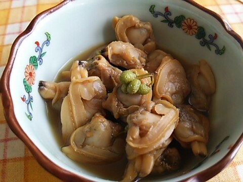 ★あさりの浅炊き　山椒風味★